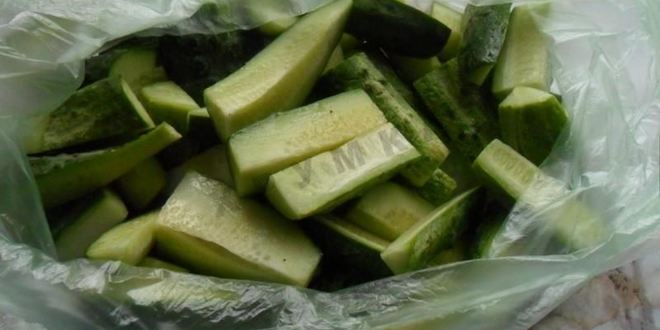 Рецепт маринованные огурцы в пакете