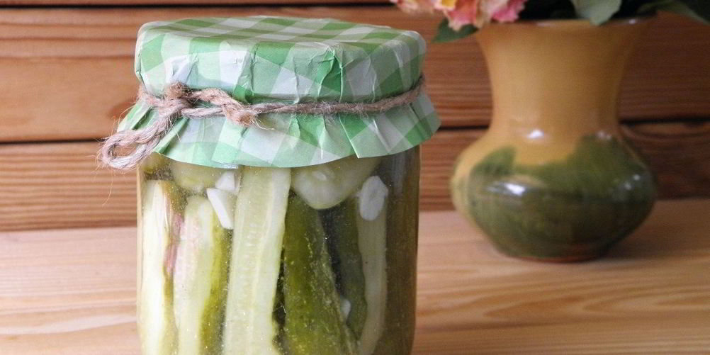 Рецепт маринованные огурцы с чесноком на зиму