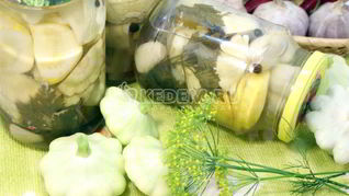 Рецепт Маринованные патиссоны