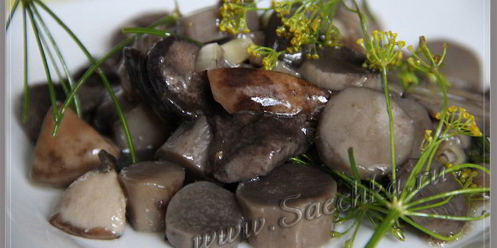 Как приготовить маринованные подосиновики
