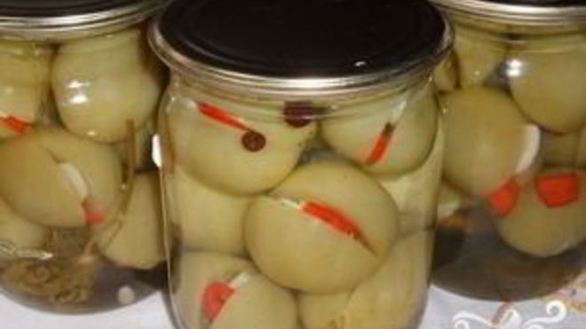 Рецепт Маринованные помидоры зеленые