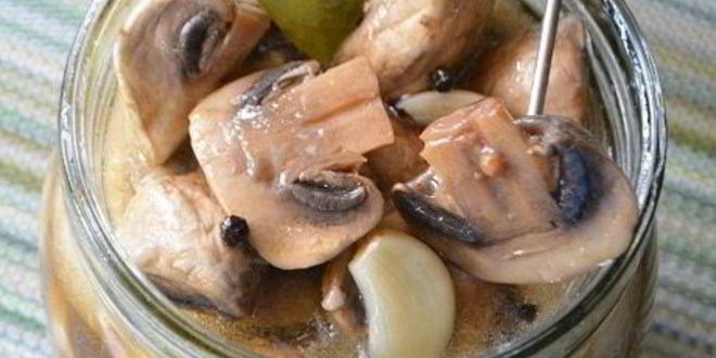 Рецепт маринованные шампиньоны 4-х минутки