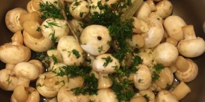 Рецепт маринованные шампиньоны