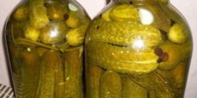 Рецепт маринованные соленые огурцы