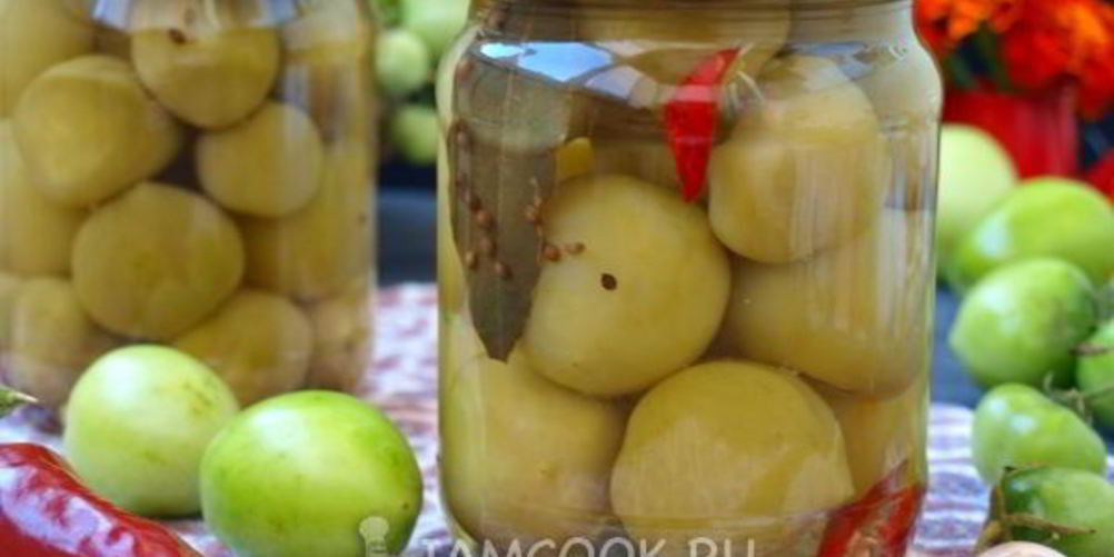 Как приготовить маринованные зеленые помидоры пальчики оближешь