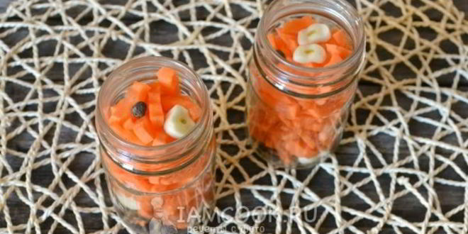 Рецепт морковь, маринованная на зиму