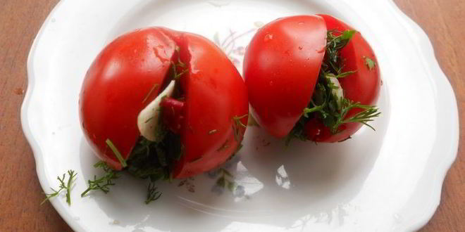 Рецепт острые помидоры маринованные со сладким перцем