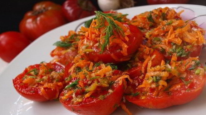 Рецепт Помидоры маринованные по-корейски