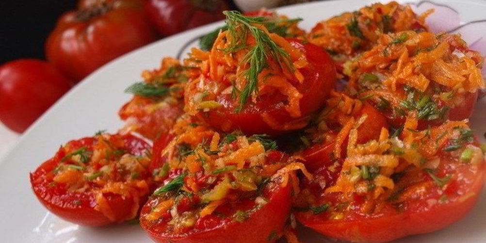 Как приготовить помидоры маринованные по-корейски