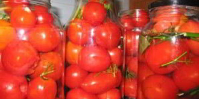 Рецепт помидоры маринованные с чесноком