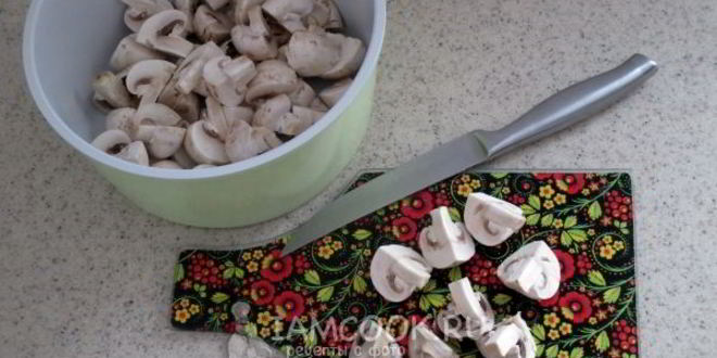 Рецепт шампиньоны, маринованные в лимонном соке и коньяке