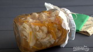 Рецепт Цветная капуста, маринованная по-корейски