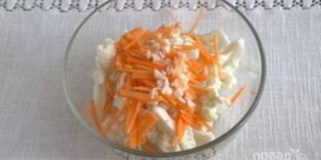 Рецепт цветная капуста, маринованная по-корейски