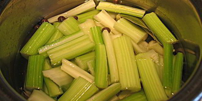Рецепт в масле маринованный сельдерей