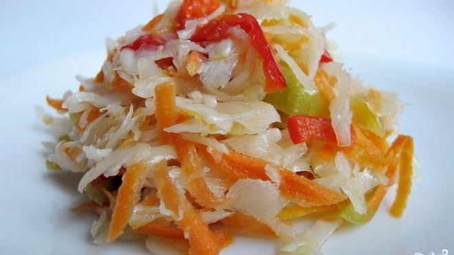 Рецепт Вкусная маринованная капуста хрустящая