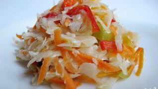 Рецепт Вкусная маринованная капуста хрустящая