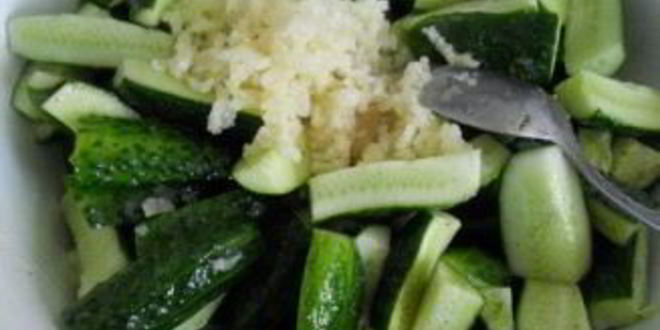 Рецепт огурцы с чесноком на зиму