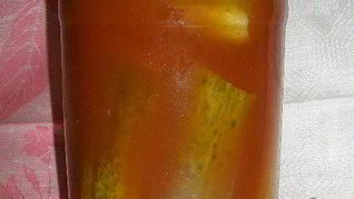 Рецепт Огурцы в томате на зиму