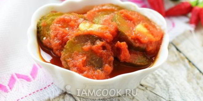 Рецепт огурцы в томатном соке на зиму