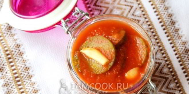 Рецепт огурцы в томатном соке на зиму