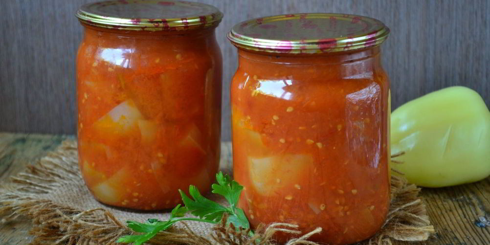 Как приготовить перец в томатном соке на зиму