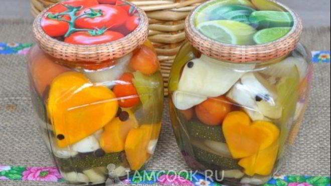 Рецепт Подарочное ассорти на зиму