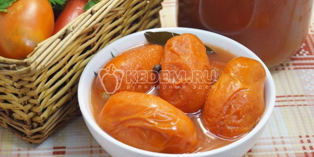 Как приготовить помидоры в собственном соку на зиму