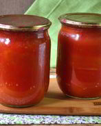 Помидоры в томатном соке на зиму