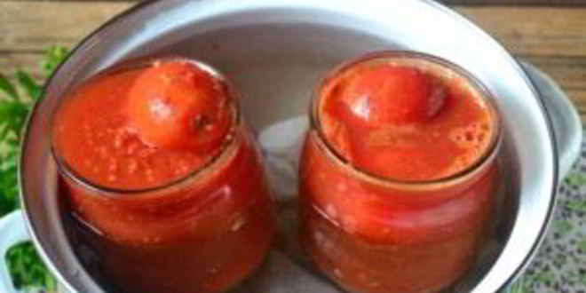 Рецепт помидоры в томатном соке на зиму