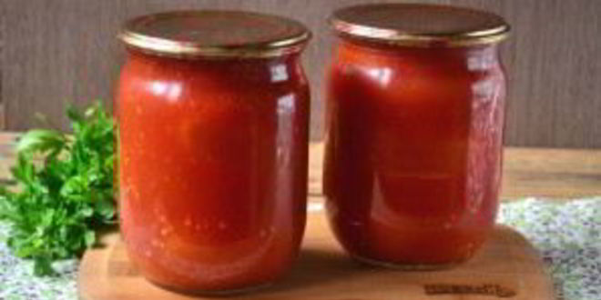 Рецепт помидоры в томатном соке на зиму