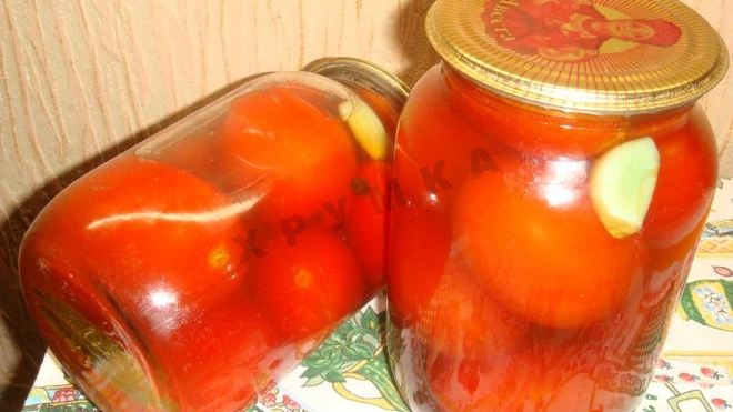 Рецепт Помидоры в яблочном соке на зиму