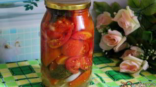 Рецепт Помидоры в желе на зиму