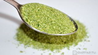 Рецепт Приправа из стеблей зелени