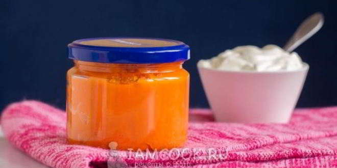 Рецепт пюре из моркови на зиму