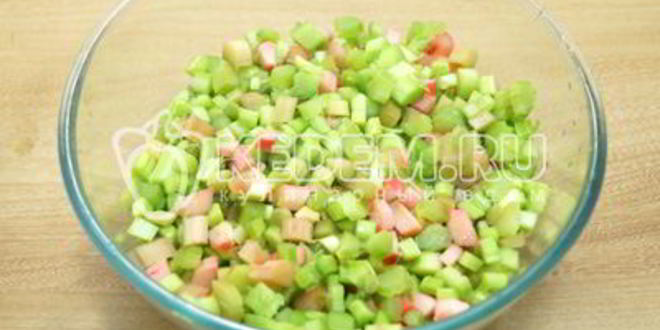 Рецепт ревень на зиму