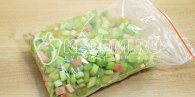 Рецепт ревень на зиму