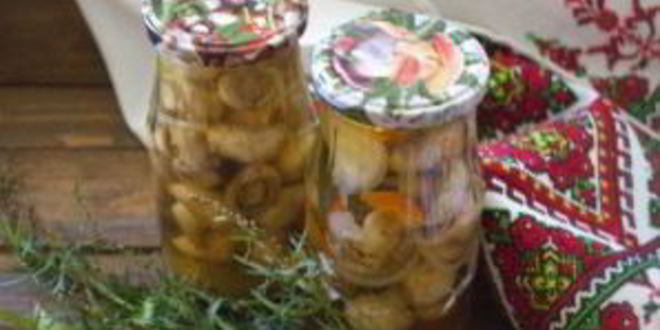 Рецепт шампиньоны на зиму