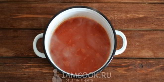 Рецепт сок томатный через сито на зиму