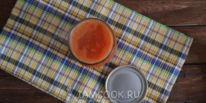 Рецепт сок томатный через сито на зиму