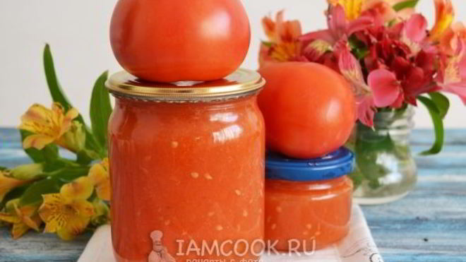 Рецепт Сок томатный с мякотью на зиму