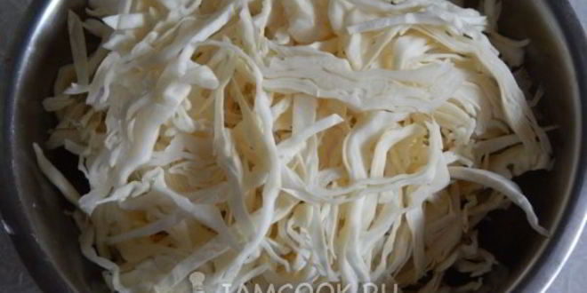 Рецепт соленая капуста на зиму