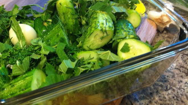 Рецепт Быстрые малосольные огурцы