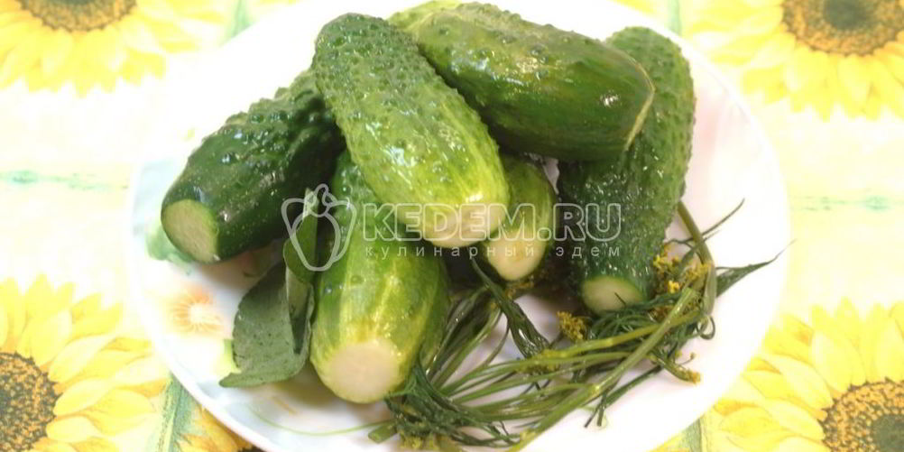 Рецепт малосольные огурцы в пакете