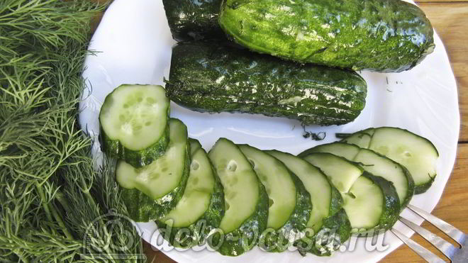 Рецепт Малосольные огурцы в пакете