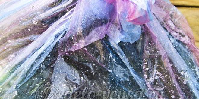 Рецепт малосольные огурцы в пакете