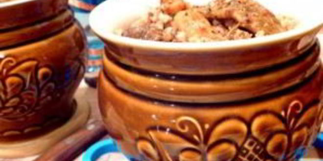 Рецепт сушеные грибы в горшочках