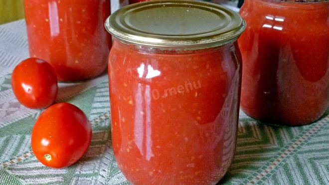 Рецепт Томатный сок на зиму на мясорубке