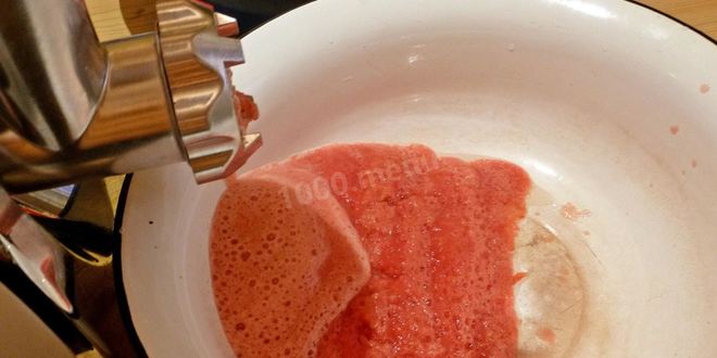 Рецепт томатный сок на зиму на мясорубке