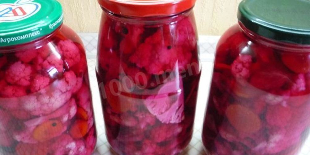 Как приготовить цветная капуста в банках