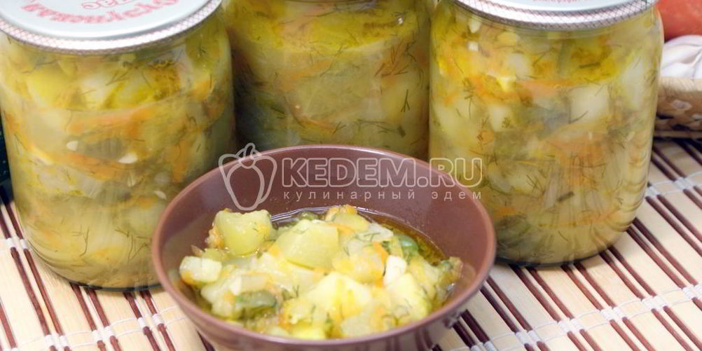 Как приготовить тушеные кабачки с овощами на зиму